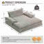 Canapé paresseux en chenille 80 po-338900449