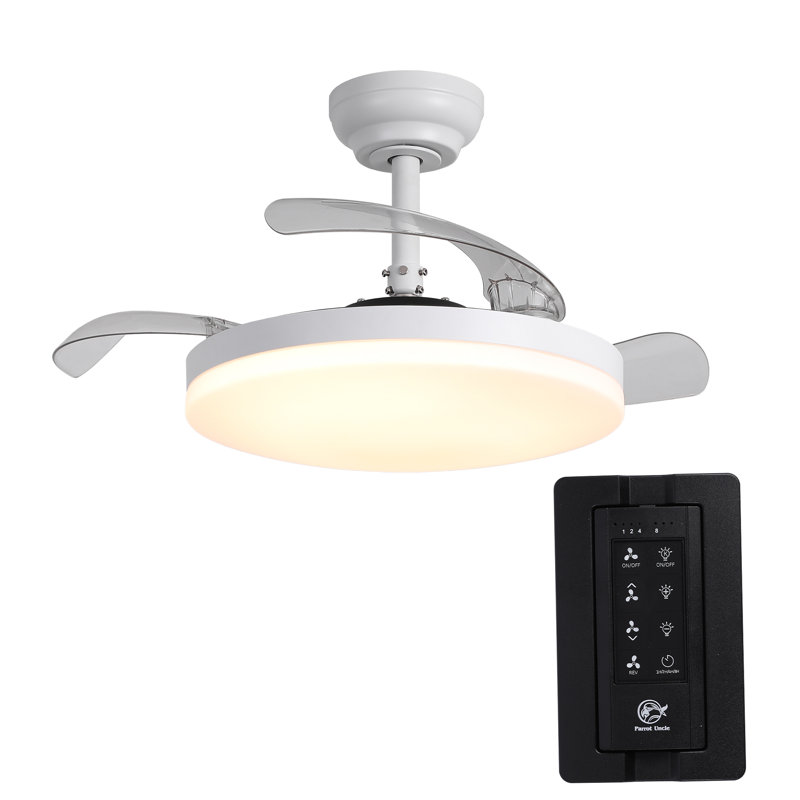 Ceiling Fan with LED Lights, 91cm Wide