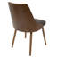 Chaise d'appoint rembourrée et capitonnée Amundi-1165404495