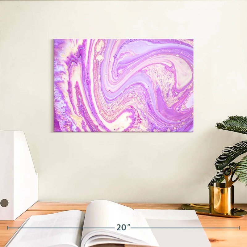 Avery abstrait oriental antique, H 8 po x l 12 po