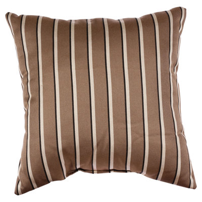 Sunbrella Outdoor Stripe 17" Square Pillow