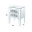 Table d'appoint 2 tiroirs Meshon