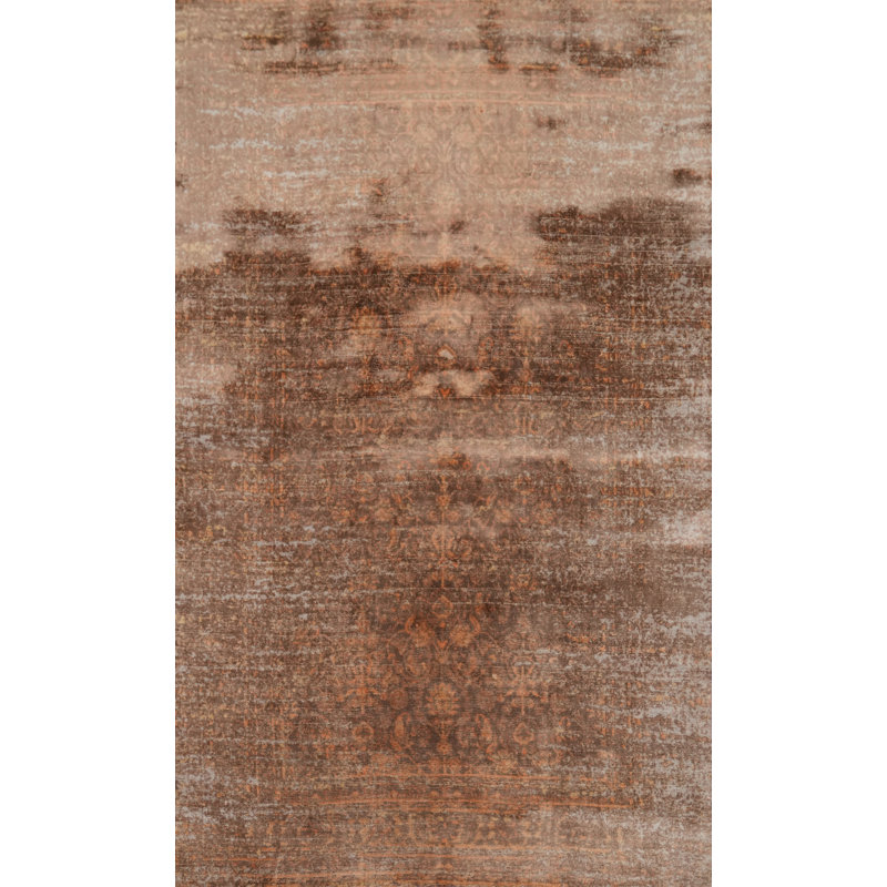 Tapis oriental transitionnel fait à la main Oushak 5 x 8