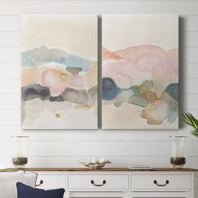 Desert Canyon I - Toile tendue avec châssis de qualité supérieure - Prêt à accrocher