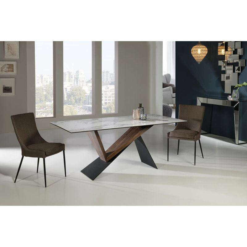 Almere Glass Top Dining Table