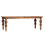 Campbell Rectangular Reclaimed Mindi Wood Carved 4-Leg Dining Table