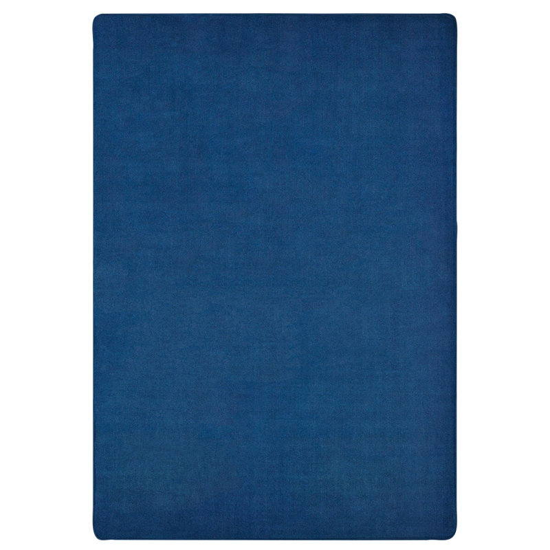 Tapis bleu océan Mt. Shasta, Rectangulaire 8 pi 4 po x 12 pi