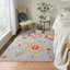 Demetia Floral Rectangle: 153 x 215 cm Area Rug-1065533368