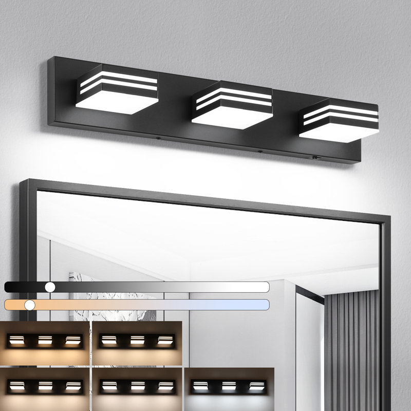 Lumières de meuble-lavabo modernes à DEL à intensité variable pour miroir