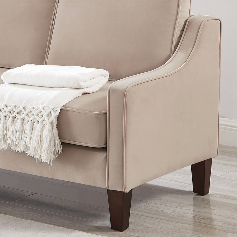 Canapé moderne pour 3 personnes, Taupe