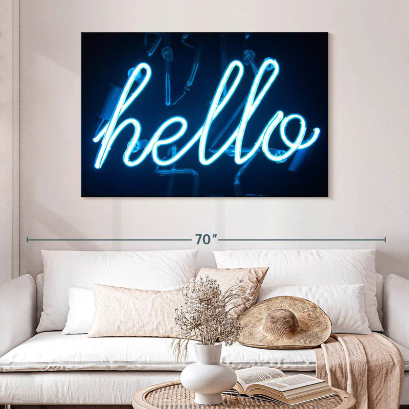 Tergel Hello Neon Sign, 32" H x 48" W