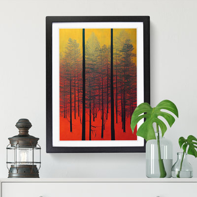 FRM-V0523-2505X Tibetan Forest - Single Picture Frame Print