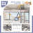 Loft Bed Twin Size With Built-In Ladder Full-Length Guardrails, Metal Slats Support Small Space Saving For Bedroom, Dorm, Teens, Or Small Apartments, Gray-1094944553