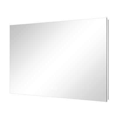 Miroir de salle de bain à DEL en verre trempé sans cadre