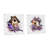 Purple Lavender Birdhouse I - Bird Acrylic Wall Art Glass Set Of 2-103923186