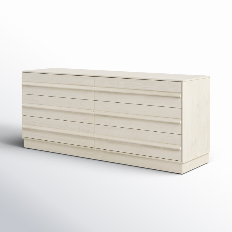 Sauger 68'' W 6 - Drawer Dresser, White Wash