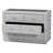 Baxton Studio Cadmus Modern Light Grey Channel-Tufted Fabric 4-Drawer Dresser