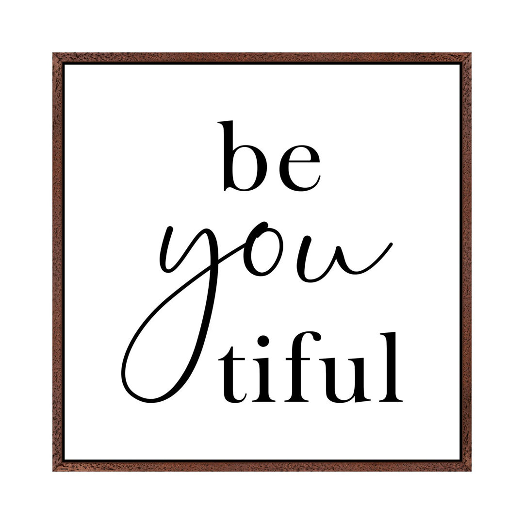 Beyoutiful by Nouveau Prints - Print on Canvas