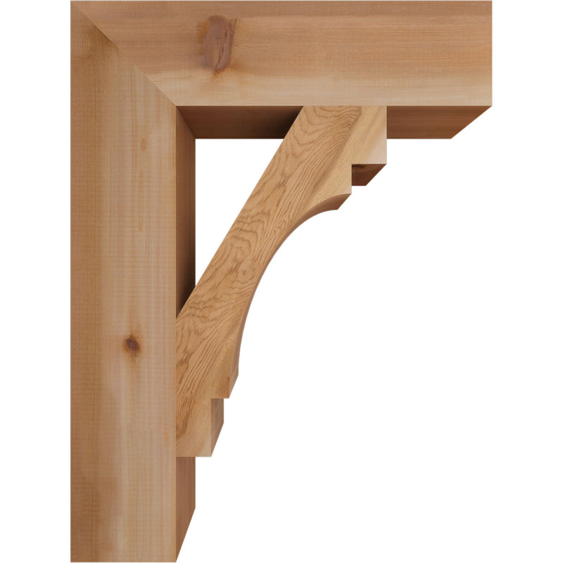 Support Merced Block, Cèdre rouge de l'Ouest (lisse), H 32 po x l 6 po x P 24 po