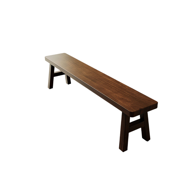 Kaile Solid Wood Bench, 17.71" H x 78.74" W x 11.81" D