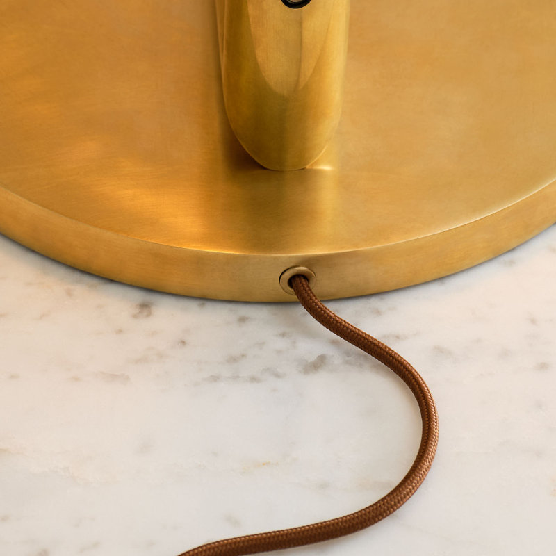 Fielle Medium Table Lamp, Hand Rubbed Antique Brass