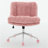 Malefatto Swivel Office Chair with Metal Base & Adjustable Height-120170879