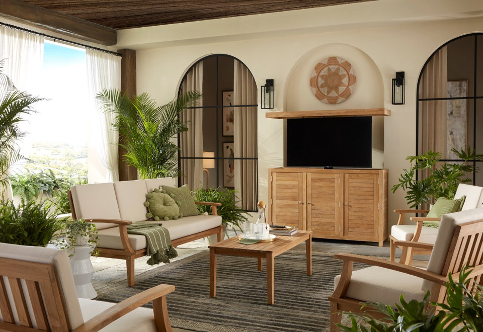 The Touchstone Teak Outdoor Furniture Collection