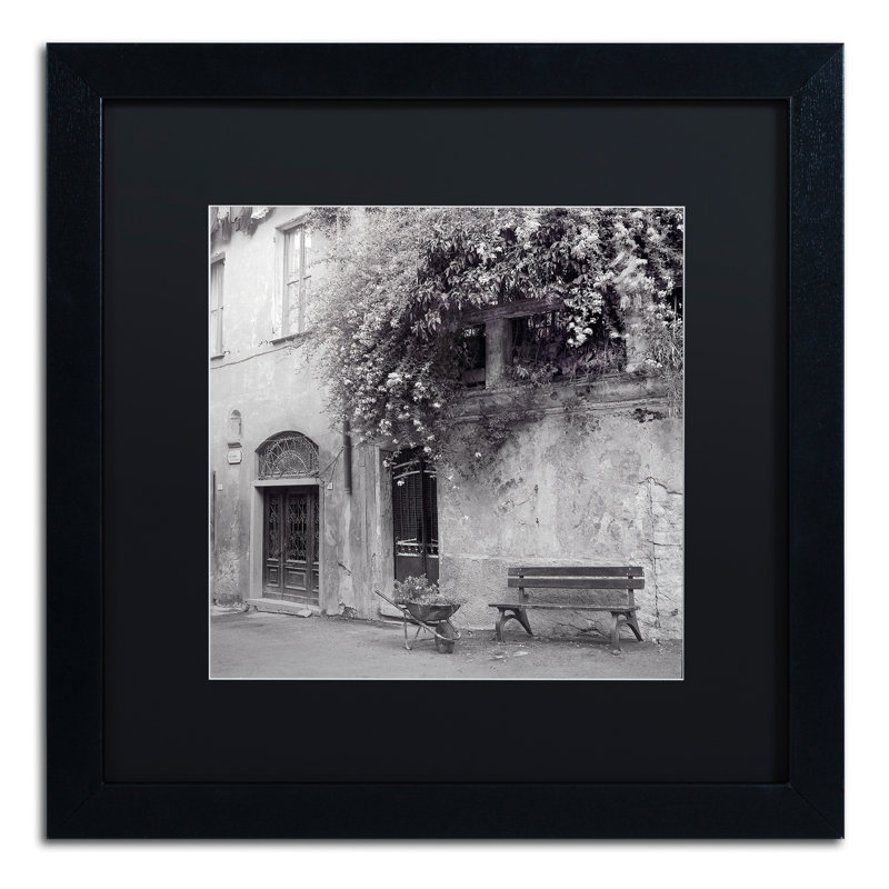 Alan Blaustein «Liguria I», reproduction de photo encadrée, H 16 po x l 16 po x P 0,5 po, Noir