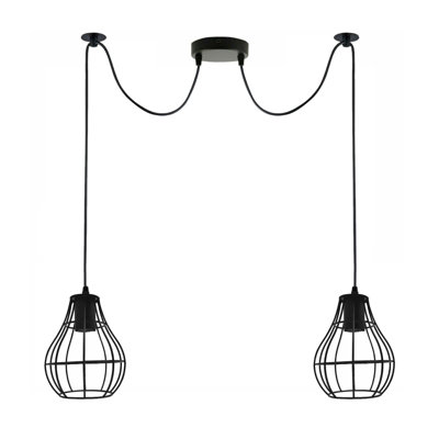 Clowe 2 - Light Black Cluster Pendant