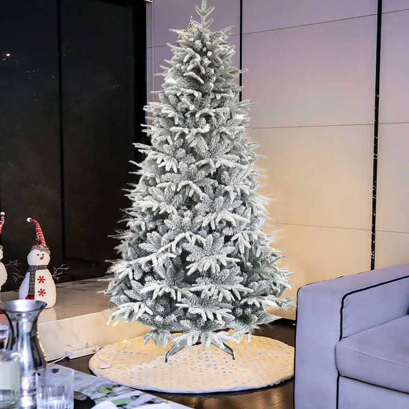 Arbre de Noël artificiel éclairé 7 pi - base incluse