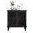Vintage Hollow-Carved Accent Cabinet, 2-Door Display Storage Sideboard with Symmetrical Floral Design, Adjustable Shelf and Solid Wood Legs-842818240