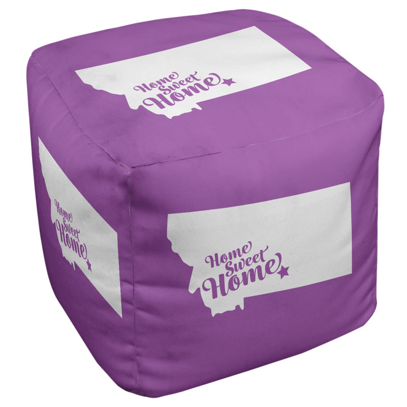 Repose-pieds cube bills, Violet