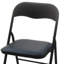 Plastic Development Group 34 Inch Card Table and 4 Chair Furniture Set, Black