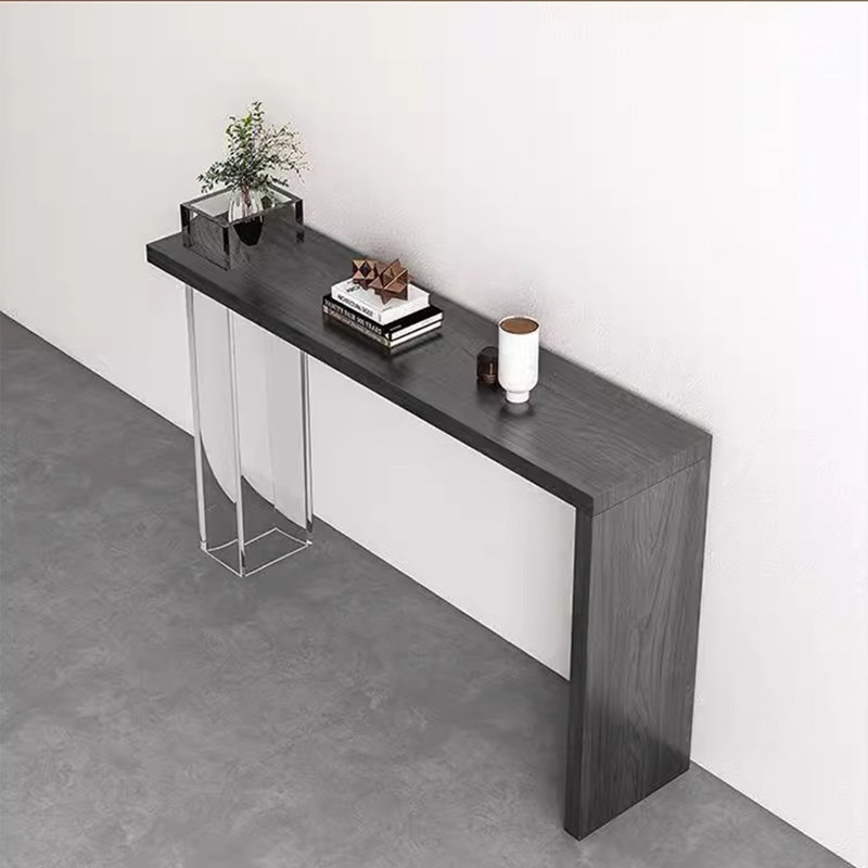 Console Modern Minimalist Art, Noir/transparent