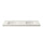 Lavabo de salle de bain mural double 83,4 po SMC