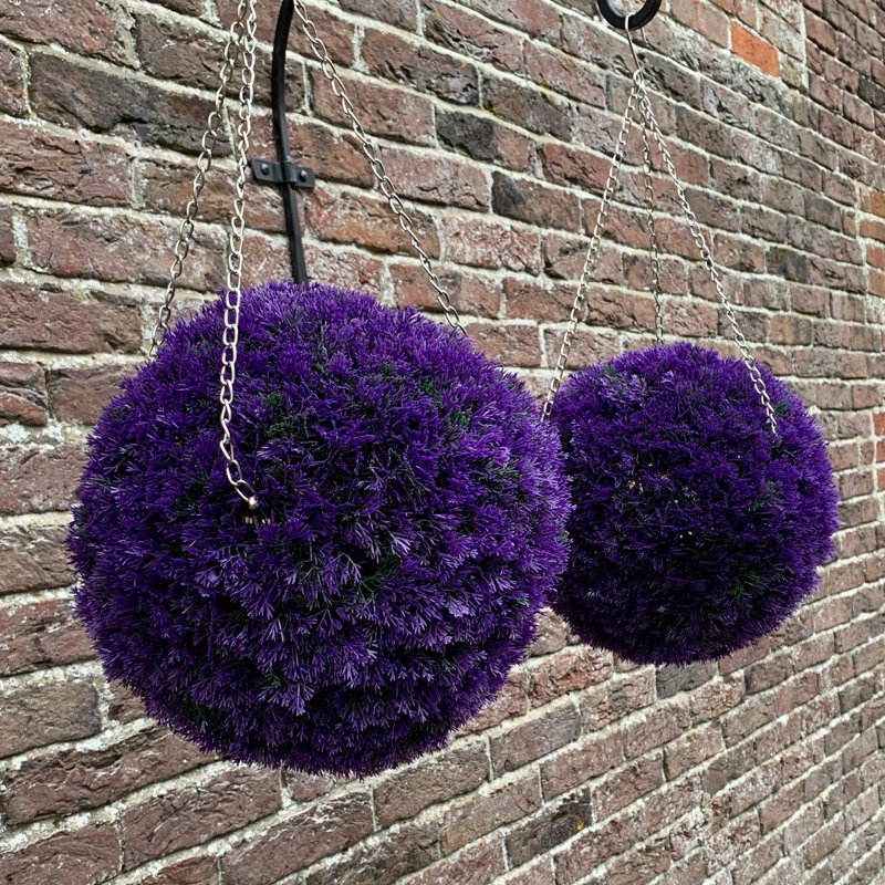 26cm Faux Flowering Topiary