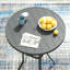 Table de bar d'extérieur ronde 27,6 po Raniesha-1308332839
