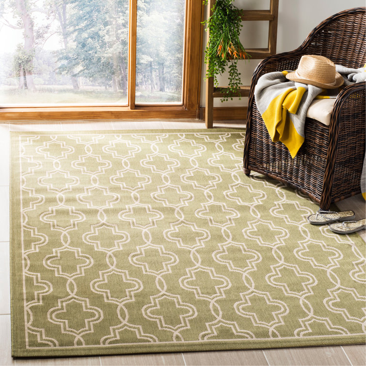 Jahliyah Martha Stewart Performance Geometric Indoor/Outdoor Area Rug