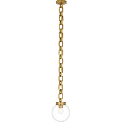 Bellamy 1 Light Statement Chain 8" Globe Chandelier