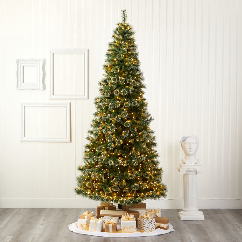 Lighted Artificial Christmas Tree, 6' H