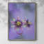 Exotic Flower Burst II, reproduction encadrée - bois massif-1847503305