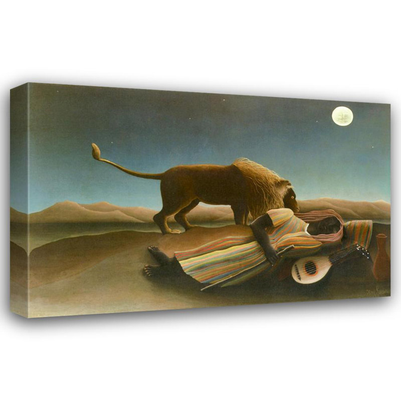 The Sleeping Gypsy, 26" H x 40" W
