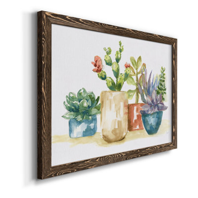 Summer Succulents I-Premium, toile encadrée - prête à être accrochée
