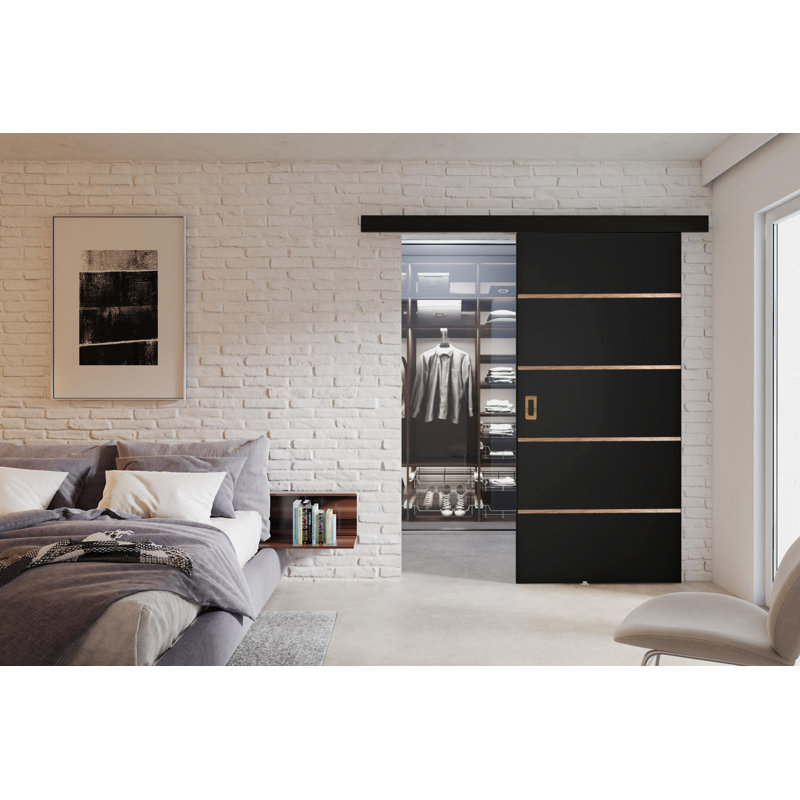 Door Werdi 1, 106cm x 205cm, Black
