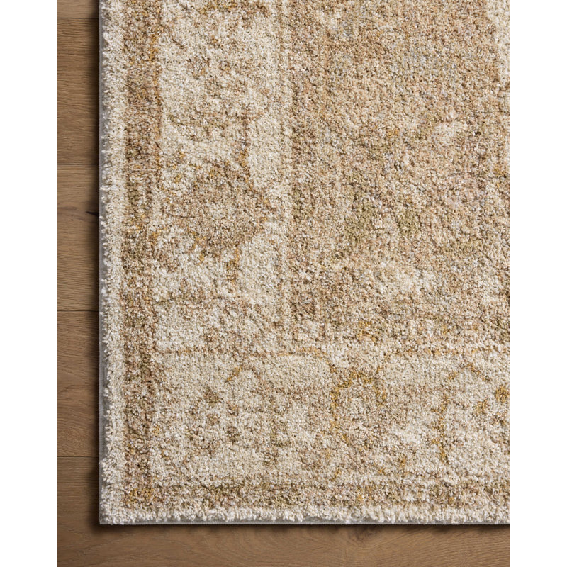 Devara Natural / Blush Area Rug, Rectangle 2'7" x 4'
