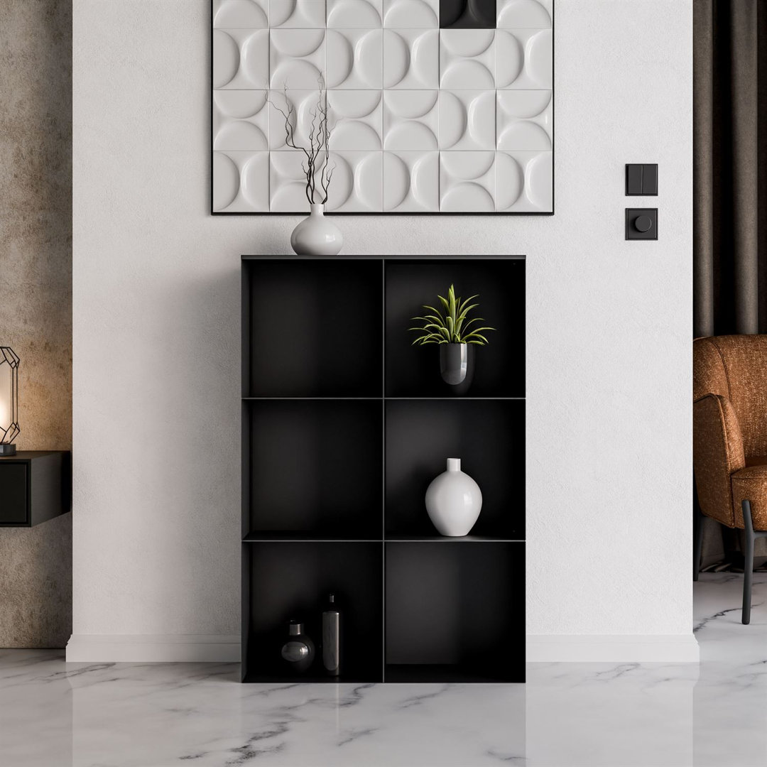 99cm H x 66cm W Metal Bookcase