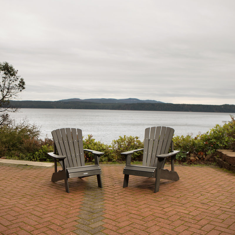 Outdoor Adirondack Chair, Light Brown