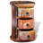 Danise Solid Wood Accent Cabinet
