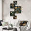 Rowen - ensemble d'art mural floral de 5