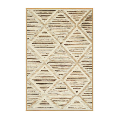 Tapis beige contemporain